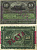 Куба 10 песо 1896 Испанская Администрация, надпечатка PLATA Pick 49 d бумага 6299-27-3-2