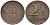 Венгрия 2 филлера 1946 ВР, первая республика (1946-1948) KM 529 латунь 4585-166
