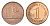 Малайзия 1 сен 1967 KM 1 бронза UNC 4588-369