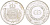 Бразилия 500 рейс 1867 Педро II (1831-1889) KM 472 серебро 00-00