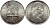 Гибралтар 1 крона 1970 Елизавета II (1952-2022), старый замок KM 4 медно-никель  UNC  74-623