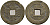Китай 1 цянь (кэш) ND (1796-1820) династия Цин (1636-1912), Айсиньгёро Юнъянь (1796-1820), диаметр 25 Hartill 22.440, FD 2336, Schjoth 1489, KM 440 бронза AUC3-8-33