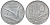 Италия 10 лир 1953 R, плуг, колосья KM 93 алюминий 4163-352