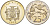 Ямайка 25 центов 1970 P, тираж 12000 экз., Франклин Минт KM 49 медно-никель PROOF 01-168-14