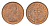 Великобритания 1/2 пенни 1971 Елизавета II (1952-2022) KM 914, Spink 4239 бронза UNC 4532-415