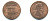 США 1 ЦЕНТ 1997 ЛИНКОЛЬН KM 201b цинк плакированный медью UNC 179-468