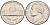 США 5 центов 1996 D, Джефферсон KM А192 медно-никель 92-1237