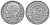 Франция 2 франка 1945 KM 886а.1, Le Franc 269.5 алюминий 4123-334