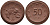 Саксония 50 пфеннигов 1921 виноград и лопата J. N 54 фарфор 1094-5-52