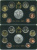 Ватикан евронабор из 8 монет + серебряная медаль 2005 Папа Иоанн Павел II, в оригинальной коробке, с сертификатом KM PS 18 биметалл PROOF 5-4-6-09