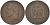 ФРАНЦИЯ 5 САНТИМОВ 1864 BB, НАПОЛЕОН III KM 797.2 бронза 28-635