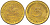 ФРГ 5 пфеннигов 1979 G KM 107, J. 382 сталь плакированная латунью 4514-1016
