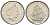 Восточно-Карибские штаты 10 центов 2019 Елизавета II (1952-2022), парусник KM 37 a никелированная сталь  UNC  M60-12