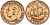 Великобритания 1/2 пенни 1952 Георг VI (1936-1952) KM 868, Spink 4118 бронза    4153-325