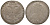 Россия полтина (50 копеек) 1726 Екатерина I (1725-1727), СП-Б, редкий брак - гур № 6 (50%) и гурт № 1 (50%) Биткин 201 R серебро 10-011-28