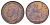 Великобритания 1 пенни 1939 Георг VI (1936-1952) KM 845, Spink 4114 бронза 4536-746
