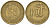 ФИНЛЯНДИЯ 10 МАРОК 1953 Н KM 38 алюминиевая бронза 67-842