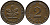 ФРГ 2 пфеннига 1961 F KM 106, J. 381 бронза 99-122