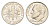 США 1 дайм (10 центов) 1960 KM 195 серебро aUNC 4136-842