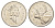 Канада 25 центов 1993 Елизавета II (1952-2022), олень KM 184 никель PROOF-LIKE (BU) 4638-542