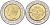 Италия 500 лир 1993 R, 100 лет банку Италии (1893-1993) KM 160 биметалл 27-1121