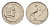 ЮАР 5 центов 1966 Ян ван Рибек (1619-1677), Suid Africa, легенда на африкаанс, райский журавль KM 67.2 медно-никель 4643-114