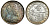 Гонконг 10 центов 1902 Эдуард VII (1901-1910) KM 13 серебро UNC 91-923
