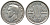 Австралия 3 пенса 1950 m, Георг VI (1937-1952), без букв KM 44 серебро 71-251