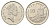 Гибралтар 10 пенсов 1991 KM 23.1 медно-никель UNC 4666-324
