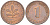 ФРГ 1 ПФЕННИГ 1977 G KM 105, J. 380 сталь плакированная медью 4181-626