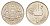 Латвия 1 лат 2005 Петух церкви Святого Петра KM 65 медно-никель UNC 4679-322