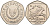 Кипр 50 центов 1996 KM 66 медно-никель 4571-1232