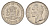 Венесуэла 1 боливар 1967 Симон Боливар, год-тип Y 42 никель UNC 4670-1146
