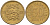 ЭСТОНИЯ 50 ЦЕНТОВ 1992 KM 24 латунь UNC 66-734