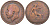 Великобритания 1 пенни 1917 Георг V (1910-1936) KM 810, Spink 4051 бронза 3460-746