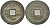 Китай 2 цянь (кэш) ND (1119-1125) Империя Сун (960-1279), северная сун (960-1127), Хуэй-цзун (1100-1126), вес 9,87 гр, диаметр 30 мм Hartill 16.491, FD 1113, Schjoth 661 бронза AUC2-3-24