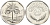 Ирак 250 филсов 1990 три пальмы KM 147 медно-никель UNC 97-522