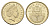 Гибралтар 1 фунт 2002 KM 869 никель латунь UNC 4666-345