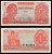 Индонезия 1 рупия 1968 Генерал Судирман, женщина Pick 102 бумага 8518-30-3-1