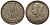 Французская Западная Африка 1 франк 1948 пробник, ESSAI KM E1 медно-никель UNC 5010-724