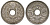 ФРАНЦИЯ 5 САНТИМОВ 1923 tb, ТИП ЛИНДАЙЁ, МОНЕТНЫЙ ДВОР ПУАССИ, МОЛНИЯ KM 875, LE FRANC 122.7 медно-никель 45-454