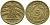 Германия 5 рентенпфеннигов 1924 D KM 32 алюминиевая бронза 4396-332