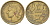 Франция 10 франков 1953 В, петух KM 915.2, Le Franc 363.9 алюминиевая бронза 4525-1014