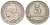 Аргентина 5 сентаво 1910 редкий год KM 34 медно-никель 4621-1035