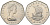 Остров Мэн 50 пенсов 1975 Елизавета II (1952-2022) KM 24 медно-никель UNC 4619-137