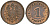 Германия 1 пфенниг 1889 E, Вильгельм I (1871-1888) KM 1, J. 1 медь aUNC 1525-145
