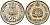 Индия 25 пайсов 1982 IX Азиатские игры KM 52 медно-никель UNC 94-1231
