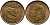 Великобритания 1 фартинг 1942 Георг VI (1936-1952) KM 843, Spink 4116 бронза UNC 08-534