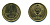 СССР 1 КОПЕЙКА 1982 Федорин 166 KM 126а латунь UNC 551-924
