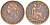 Великобритания 1 фартинг 1886 Виктория (1837-1901) KM 753, Spink 3958 бронза 1515-1943